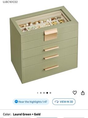New SongMic GISELLA Collection Jewelry Box Organizer